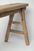 Rustic Chinese elm pig benches