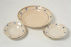 Antique Puglian Large Platter Bowl and Side Plates