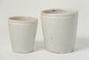 Antique Italian White Confit Pots