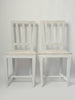 Pair Antique Swedish Leksand Chairs