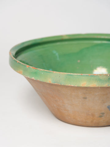 Antique 19th Century French Green Tian Bowl
