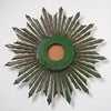Stunning huge bespoke handmade sunburst mirror