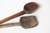 Antique 18th Century Primitive Wooden Spoons from Eastern Europe