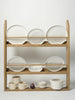 Handcrafted Oak Plate Rack