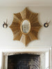 Amazing Large Gilt Sunburst Mirror