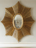 Amazing Large Gilt Sunburst Mirror