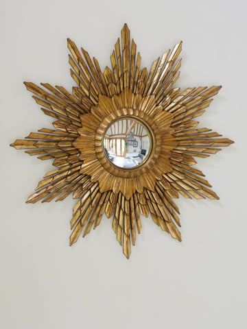 Stunning Gilt Sunburst Mirror