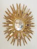 Amazing, Rare Mid Century Sunburst Mirror