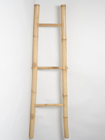 Vintage French Bamboo Ladder