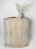 Antique 18th Century Swedish Gustavian Corner hanging cupboard