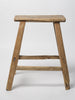 Vintage Rustic elm stool