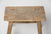 Vintage Rustic elm stool