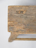 Vintage Rustic elm stool