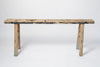 Vintage Rustic Elm Bench