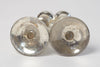 Pair antique French Mercury glass candlesticks