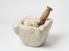 Antique 18th Century French Mortars with Wooden Pestles