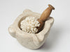 Antique 18th Century French Mortars with Wooden Pestles