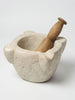 Antique 18th Century French Mortars with Wooden Pestles