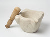 Antique 18th Century French Mortars with Wooden Pestles