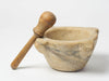 Antique 18th Century French Mortars with Wooden Pestles