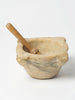 Antique 18th Century French Mortars with Wooden Pestles