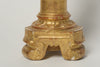 Antique 19th Century French Gilt Pricket Candlestick