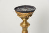 Antique 19th Century French Gilt Pricket Candlestick