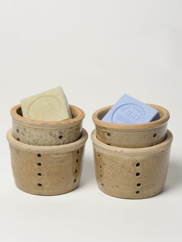 Collection Vintage French Stoneware Cheese Moulds