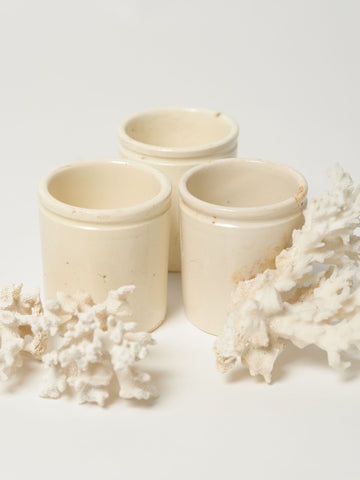 Collection Vintage French Ceramic Mustard Pots