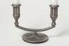 Adorable 2 arm Vintage Norwegian Pewter Candelabra