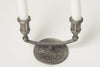 Adorable 2 arm Vintage Norwegian Pewter Candelabra