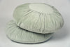 Round Velvet Cushion in mint green colourway