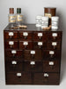 Antique 19th Century medical botany apothecary drawers
