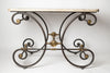 Antique 19th Century French Patisserie Table with marble top