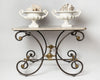 Antique 19th Century French Patisserie Table with marble top