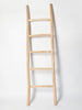 Rustic raw wood ladder