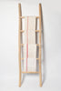 Rustic raw wood ladder