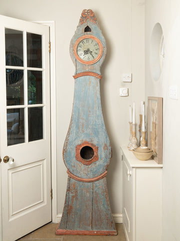 Antique 18th Century Swedish Baroque Mora Clock