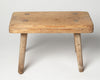 Antique Swedish folk art primitive milking stools
