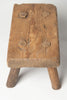 Antique Swedish folk art primitive milking stools
