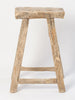 Vintage Rustic Elm Stools