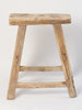 Vintage Rustic Elm Stools