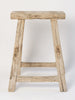 Vintage Rustic Elm Stools
