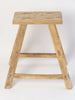 Vintage Rustic Elm Stools