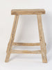Vintage Rustic Elm Stools