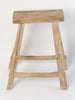 Vintage Rustic Elm Stools