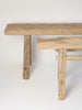 Vintage Rustic Elm Pig Benches