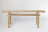 Vintage Rustic Elm Pig Benches