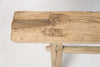 Vintage Rustic Elm Pig Benches