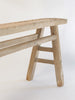 Vintage Rustic Elm Pig Benches